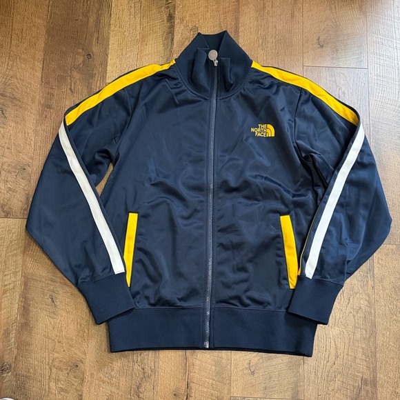 The North Face Other - The North Face Men's Navy Jacket with Yellow Accents